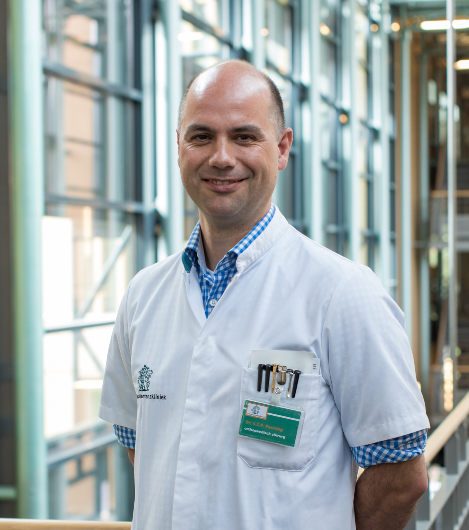 L.I.F. Penning, Orthopedisch chirurg Portret van L.I.F. Penning